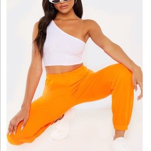 Orange joggers